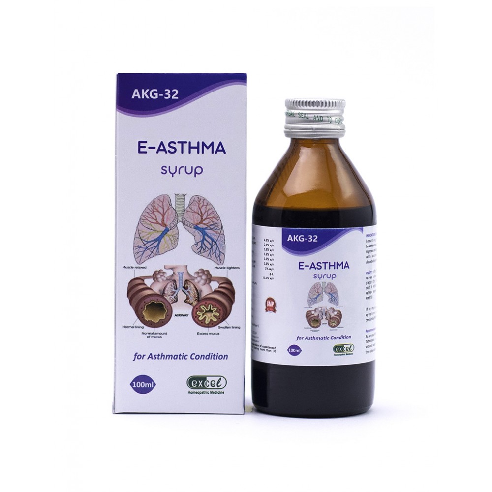 Excel AKG 32 E-Asthma Syrup
