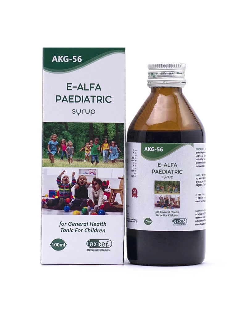 Excel AKG 56 E-Alfa Paediatric Syrup
