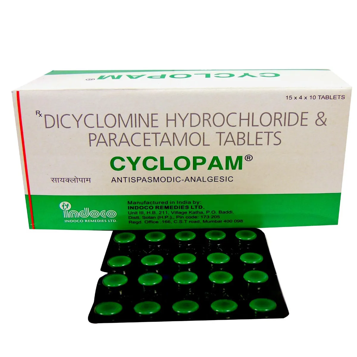 Cyclopam 20/500 mg