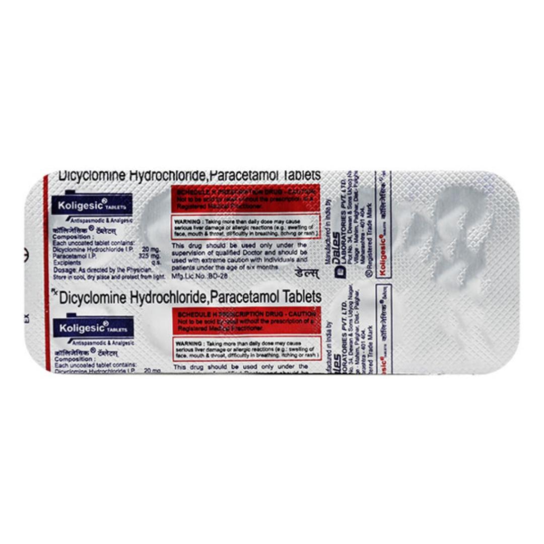 Koligesic MF 10/250 mg